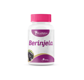 Berinjela 100 Cápsulas 500mg - Erva Nativa